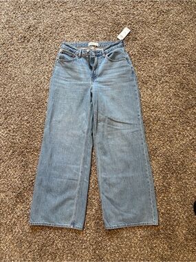 Abercrombie & Fitch Light Blue Wide Leg Jeans